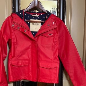 Hollister Rain Jacket Size S